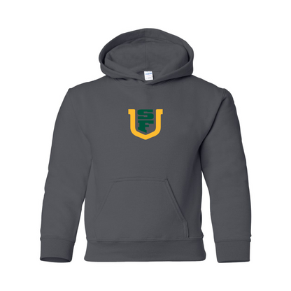 Youth San Francisco Dons Logo Gildan Heavy Blend  Hooded Sweatshirt