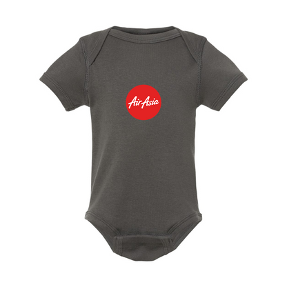 Air Asia Logo  Rabbit Skins Infant Baby Rib Bodysuit