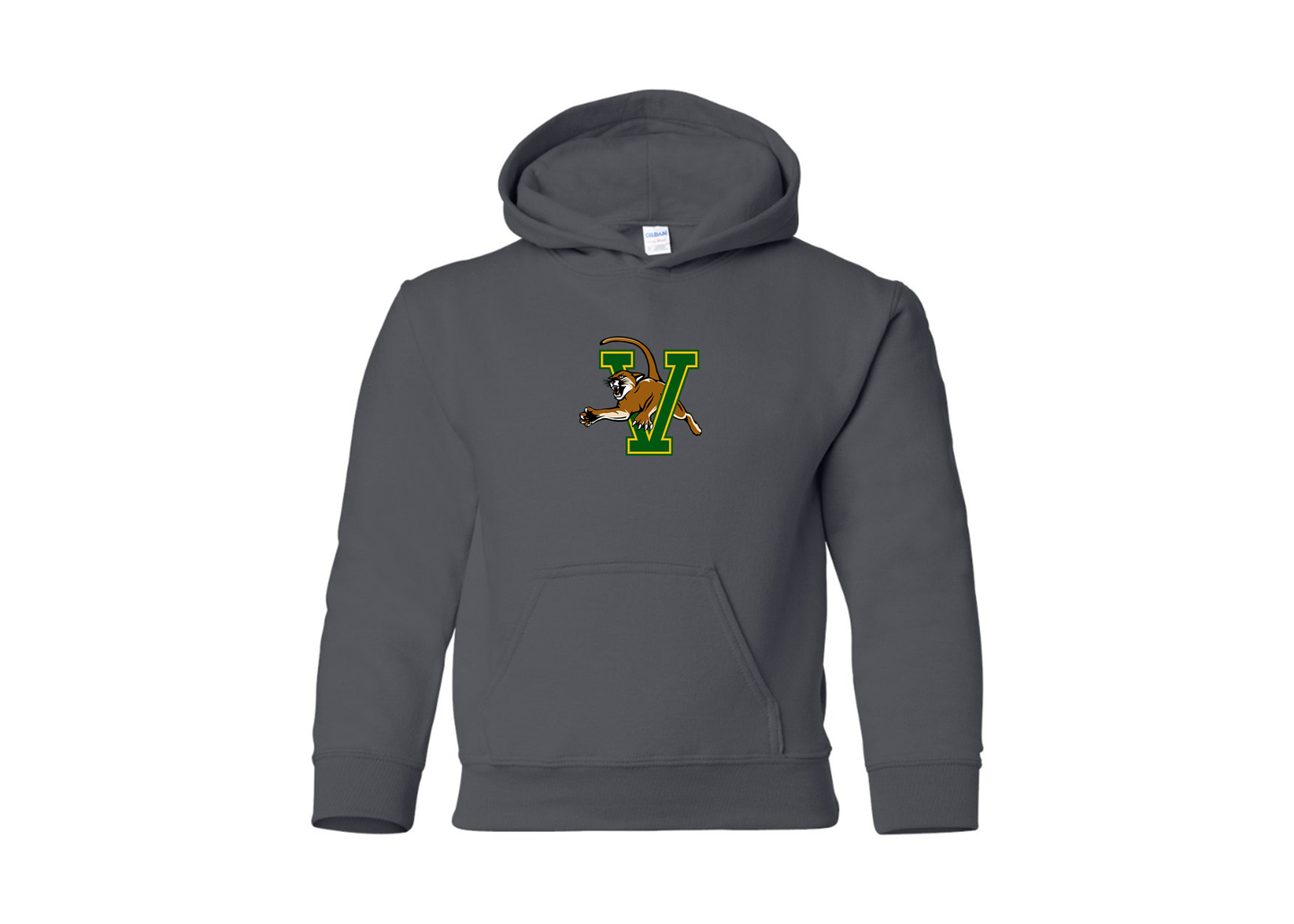 Youth Vermont Catamounts Gildan Heavy Blend  Hooded Sweatshirt