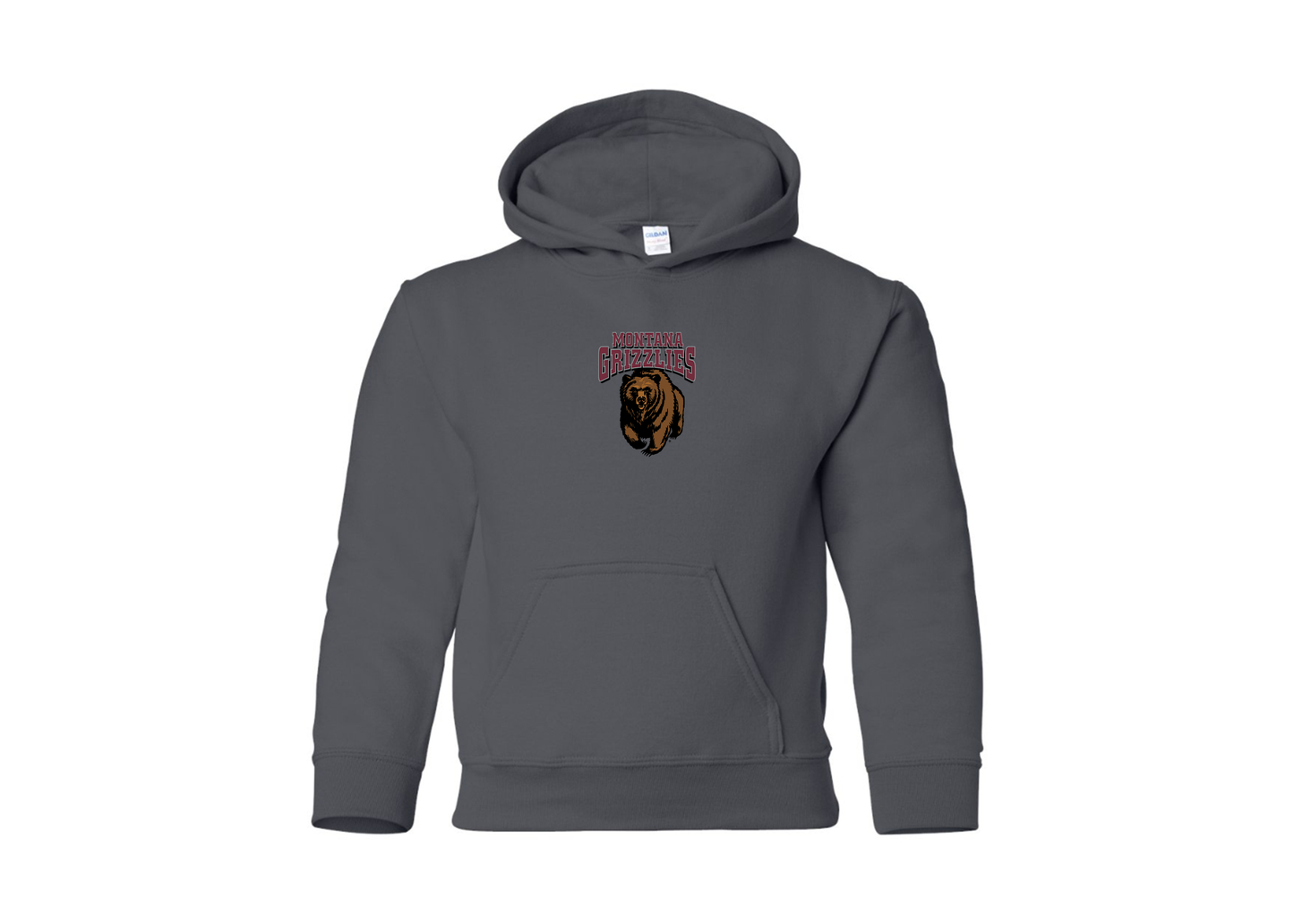 Youth Montana Grizzliesl Gildan Heavy Blend  Hooded Sweatshirt