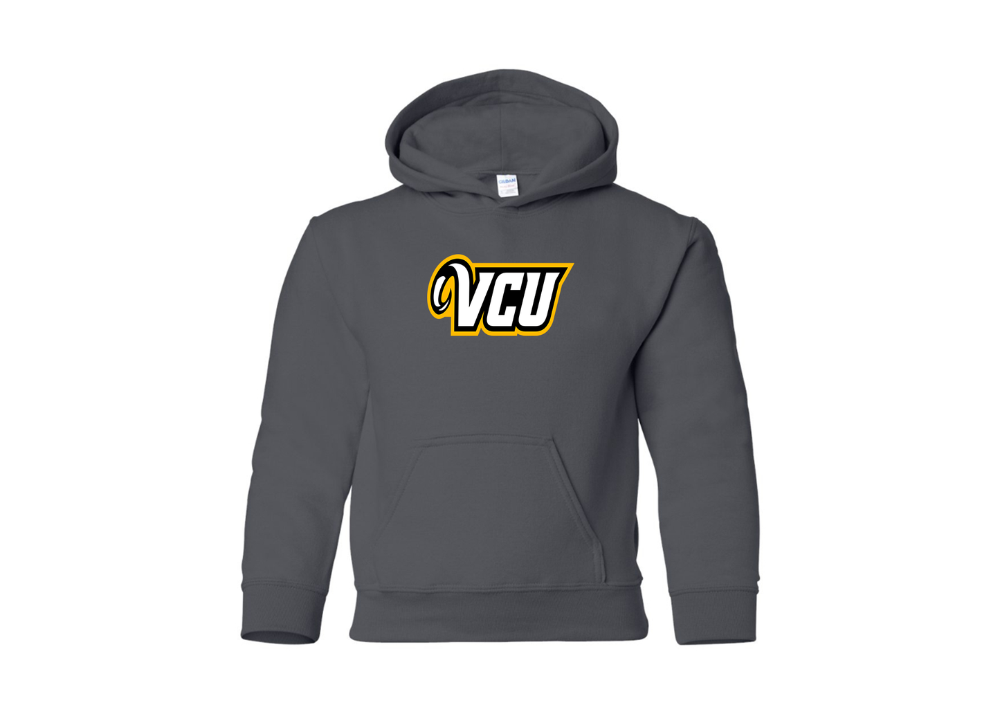 Youth Virginia Commonwealth Rams Gildan Heavy Blend  Hooded Sweatshirt