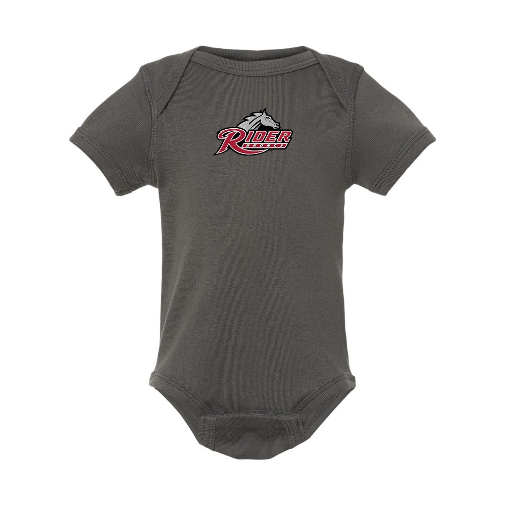 Rider Broncs Logo Rabbit Skins Infant Baby Rib Bodysuit