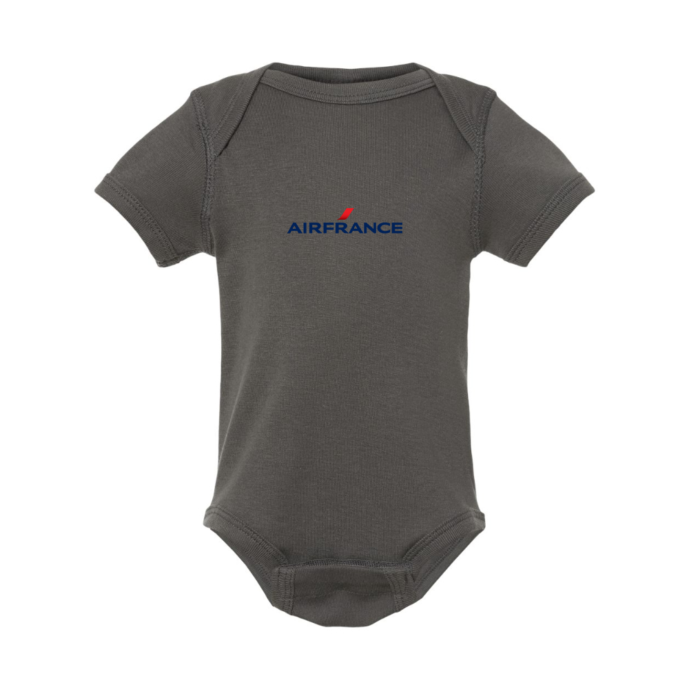 Air France Logo Rabbit Skins Infant Baby Rib Bodysuit