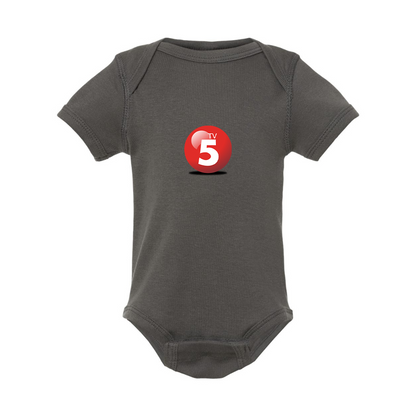 ABC TV5 Logo Rabbit Skins Infant Baby Rib Bodysuit