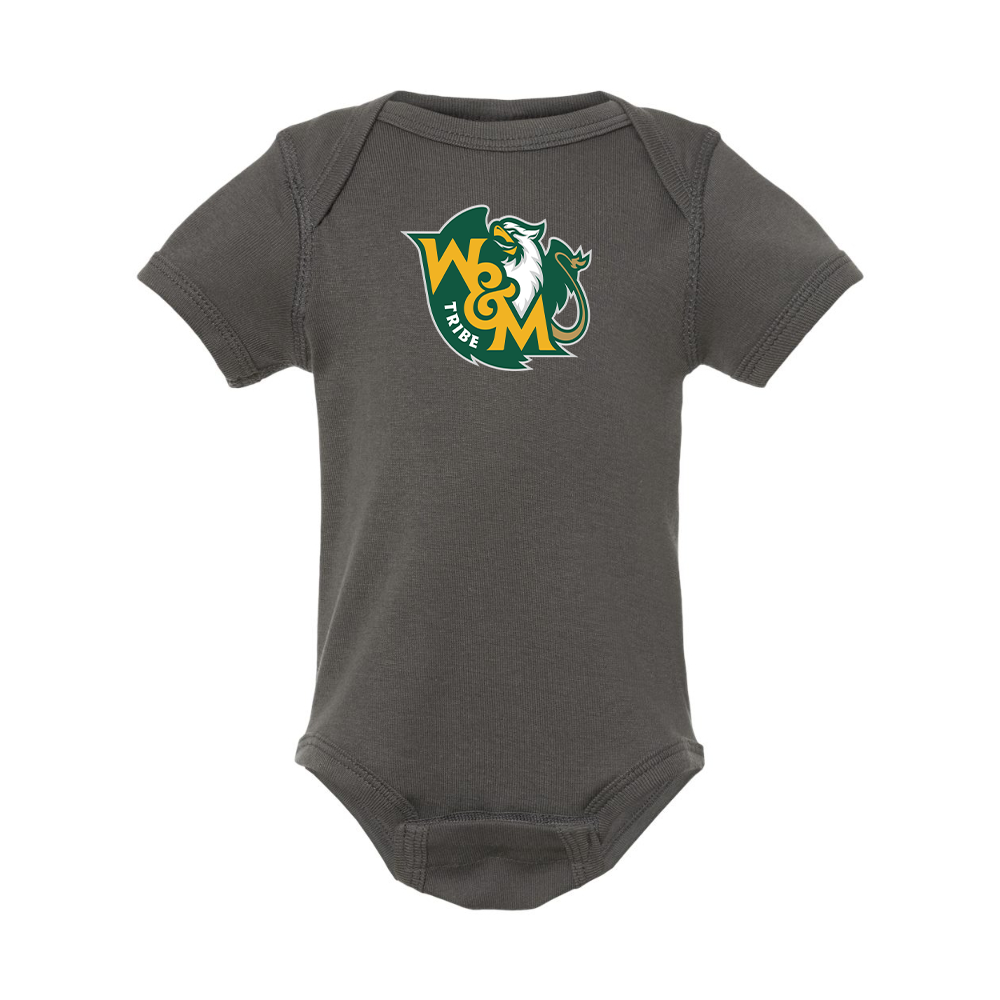 William and Mary Tribe Rabbit Skins Infant Baby Rib Bodysuit