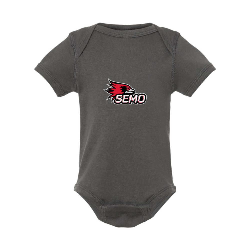 SEMO Redhawks Logo Rabbit Skins Infant Baby Rib Bodysuit