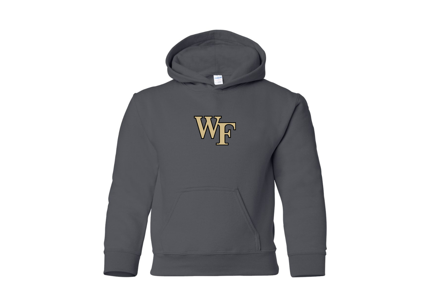 Youth Wake Forest Demon Deacons Gildan Heavy Blend  Hooded Sweatshirt