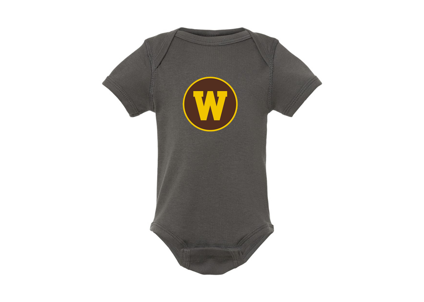 Western Michigan Broncos Rabbit Skins Infant Baby Rib Bodysuit