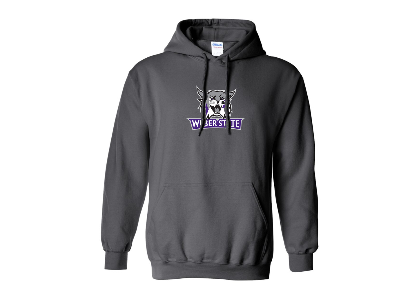 Men's Weber State Wildcats Gildan  Heavy Blend Hooded Sweatshirt