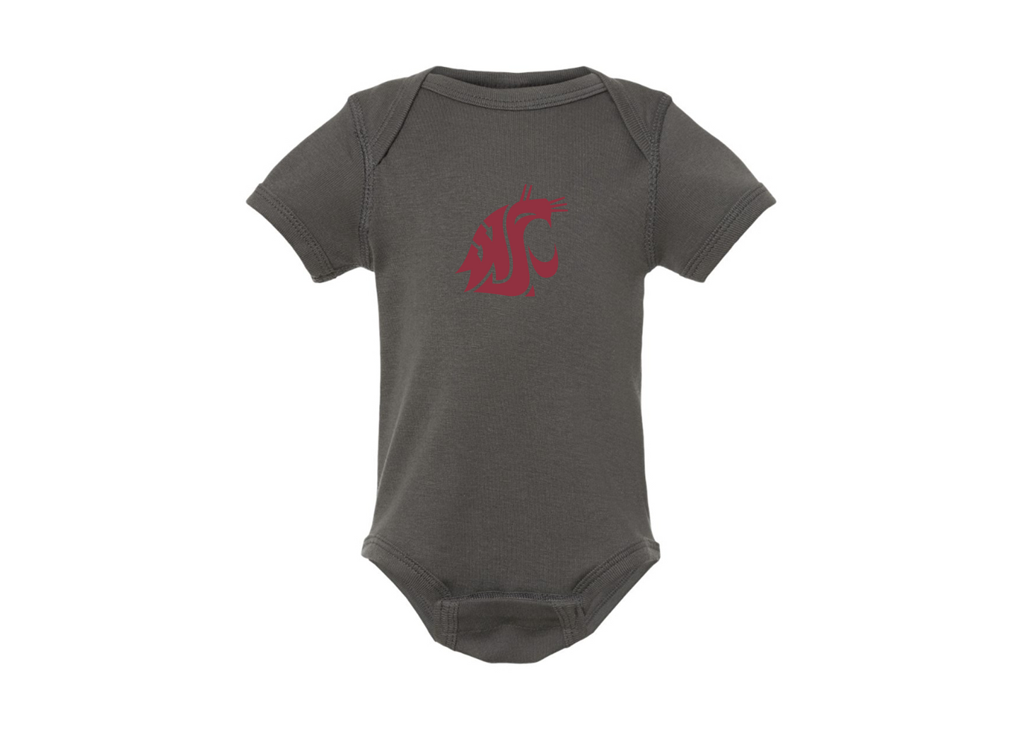 Washington State Cougars Rabbit Skins Infant Baby Rib Bodysuit