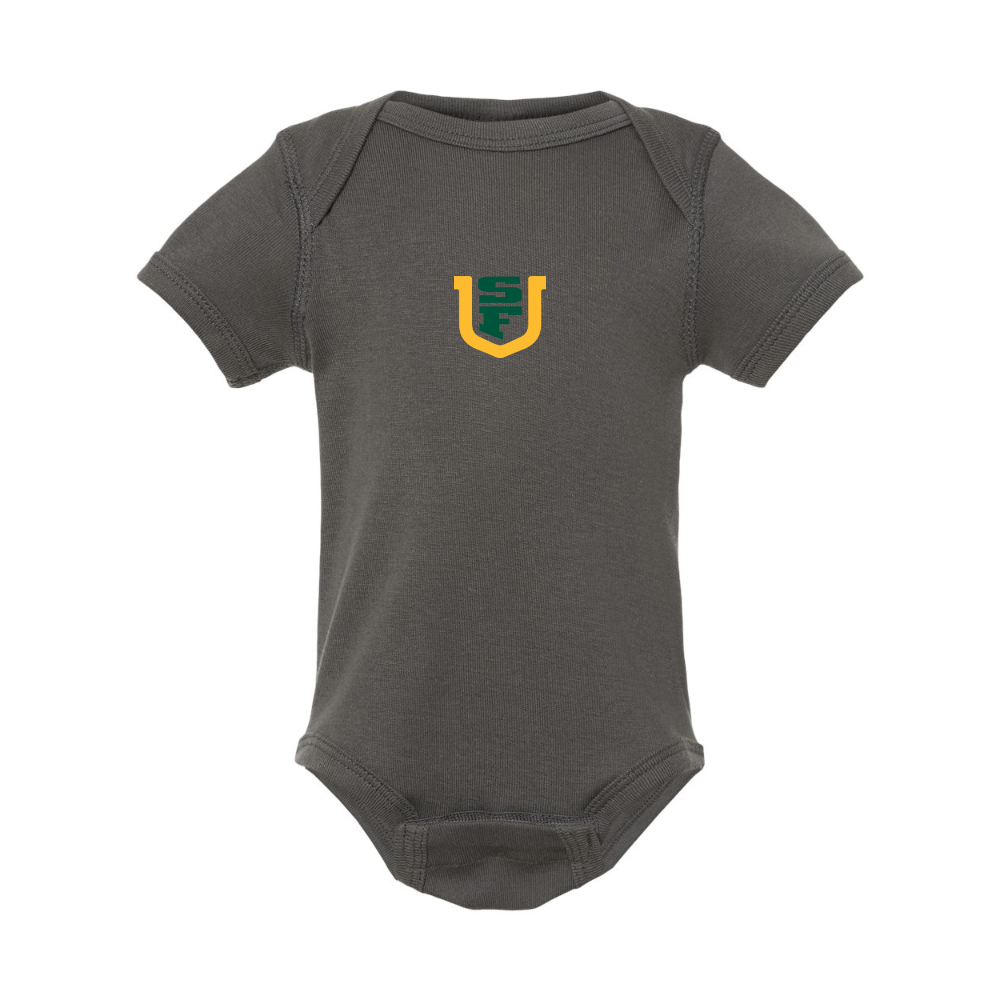 San Francisco Dons Logo Rabbit Skins Infant Baby Rib Bodysuit