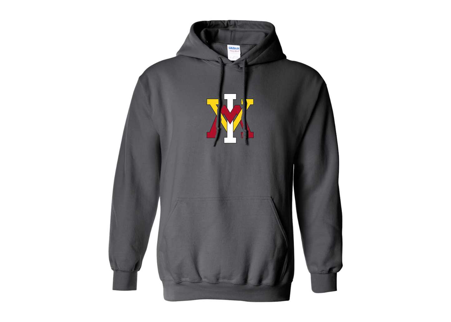 Men's VMI Keydets Gildan  Heavy Blend Hooded Sweatshirt