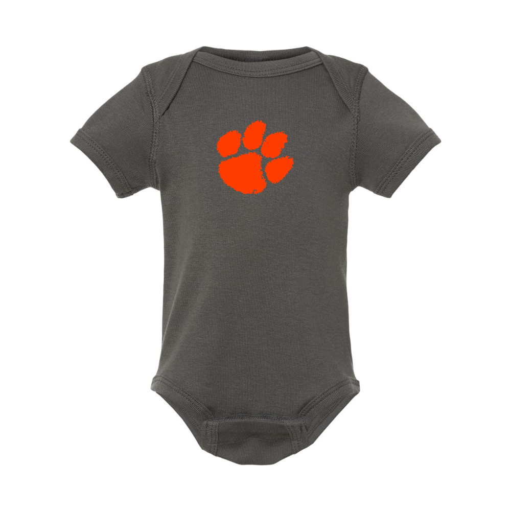Clemson Tigers  Rabbit Skins Infant Baby Rib Bodysuit