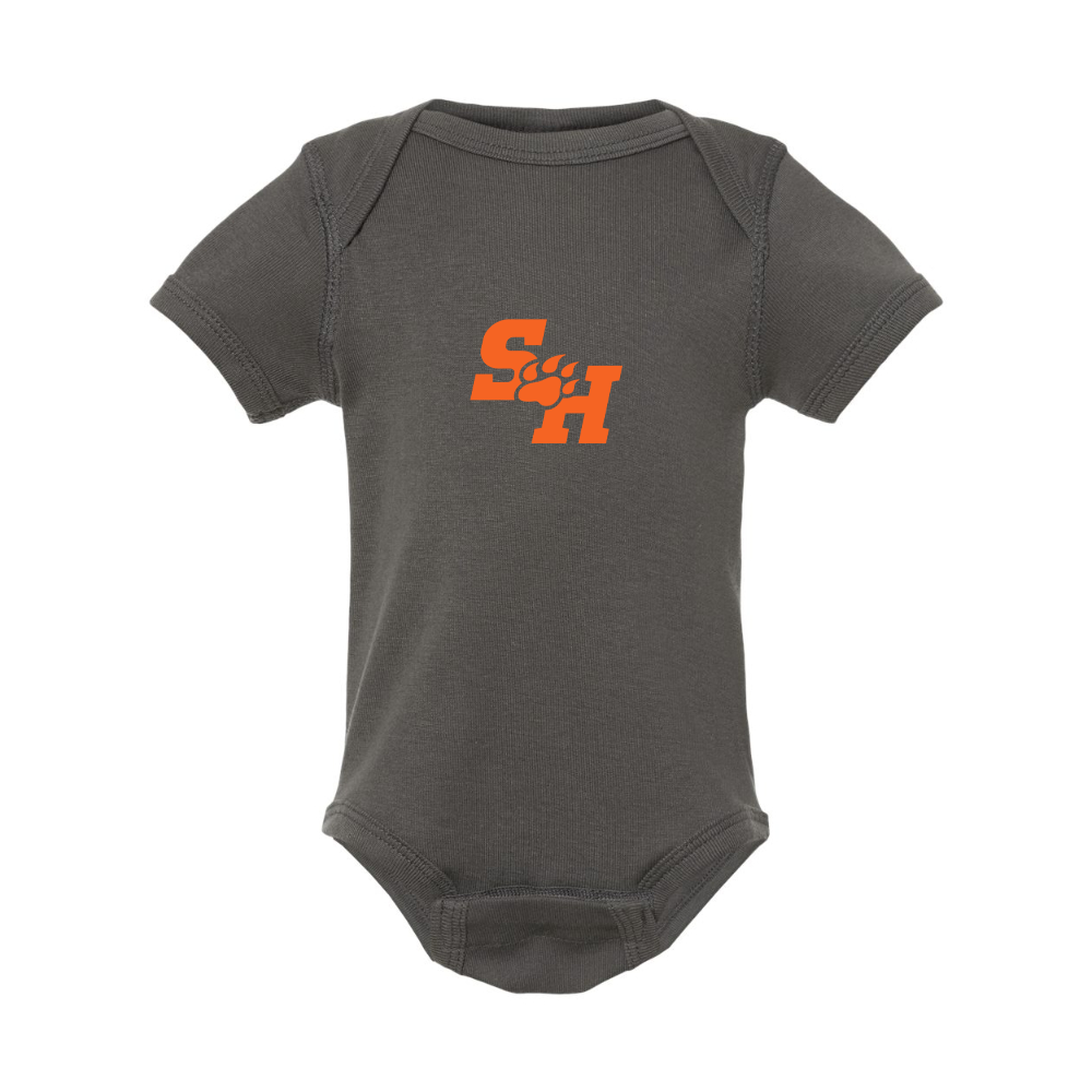 Sam Houston State Bearkats Logo Rabbit Skins Infant Baby Rib Bodysuit