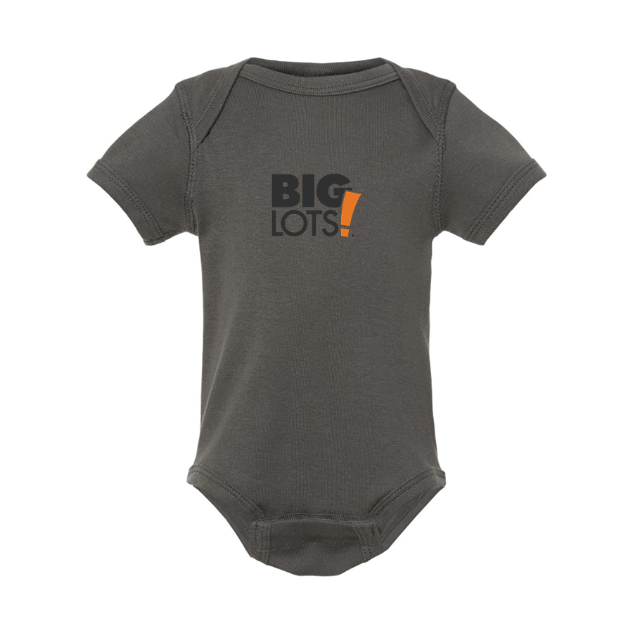 Big Lots Logo Rabbit Skins Infant Baby Rib Bodysuit