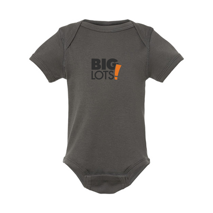 Big Lots Logo Rabbit Skins Infant Baby Rib Bodysuit