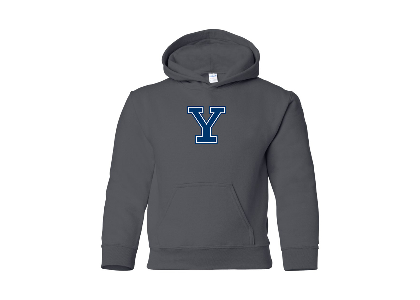Youth Yale Bulldogs Gildan Heavy Blend  Hooded Sweatshirt