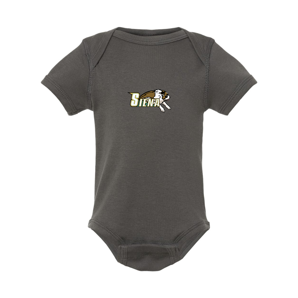 Siena Saints Logo Rabbit Skins Infant Baby Rib Bodysuit
