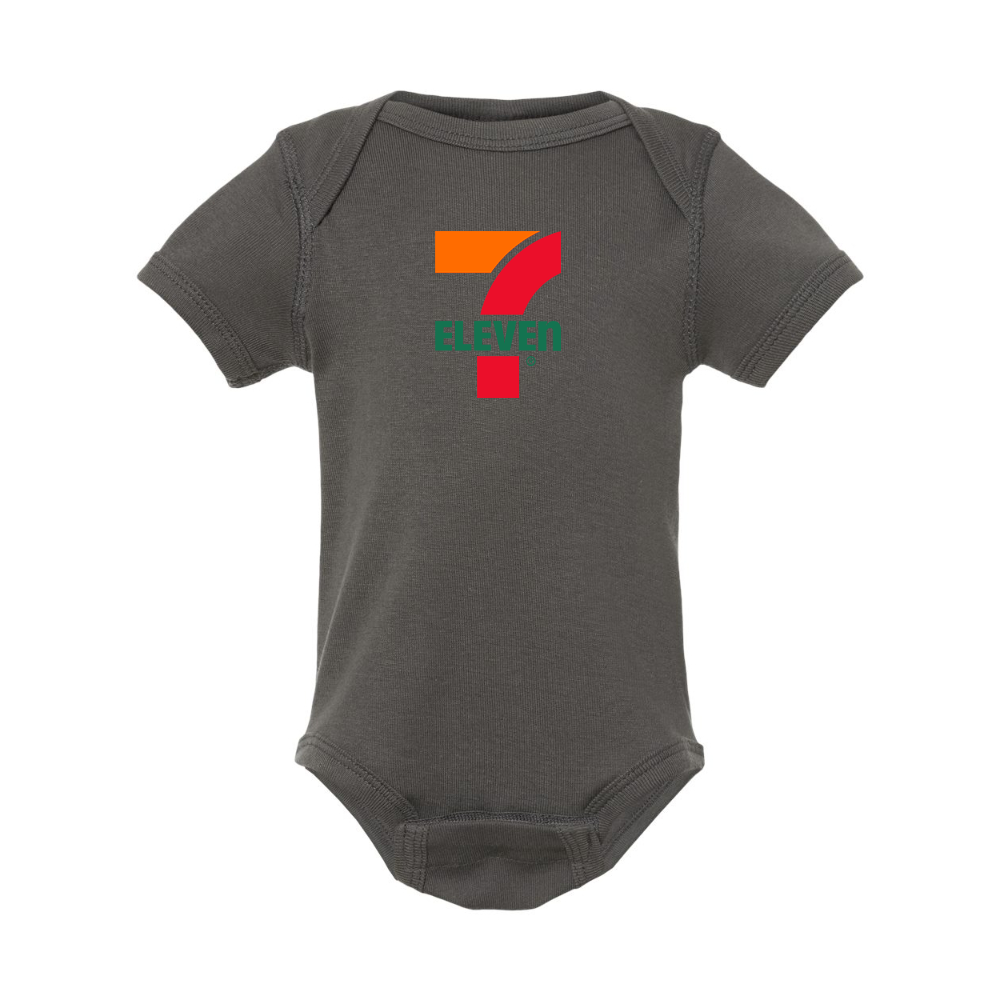 7 Eleven Logo  Rabbit Skins Infant Baby Rib Bodysuit