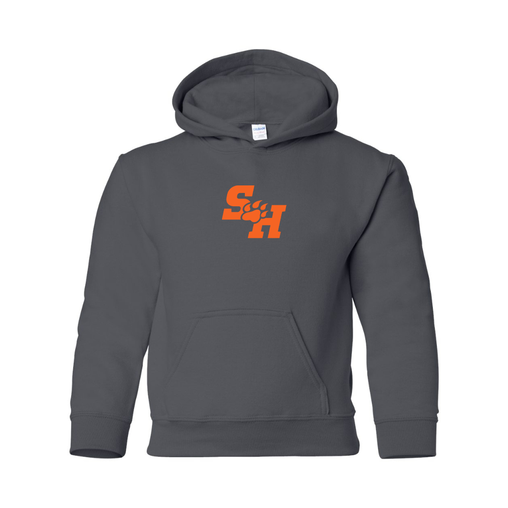 Youth Sam Houston State Bearkats Logo Gildan Heavy Blend  Hooded Sweatshirt