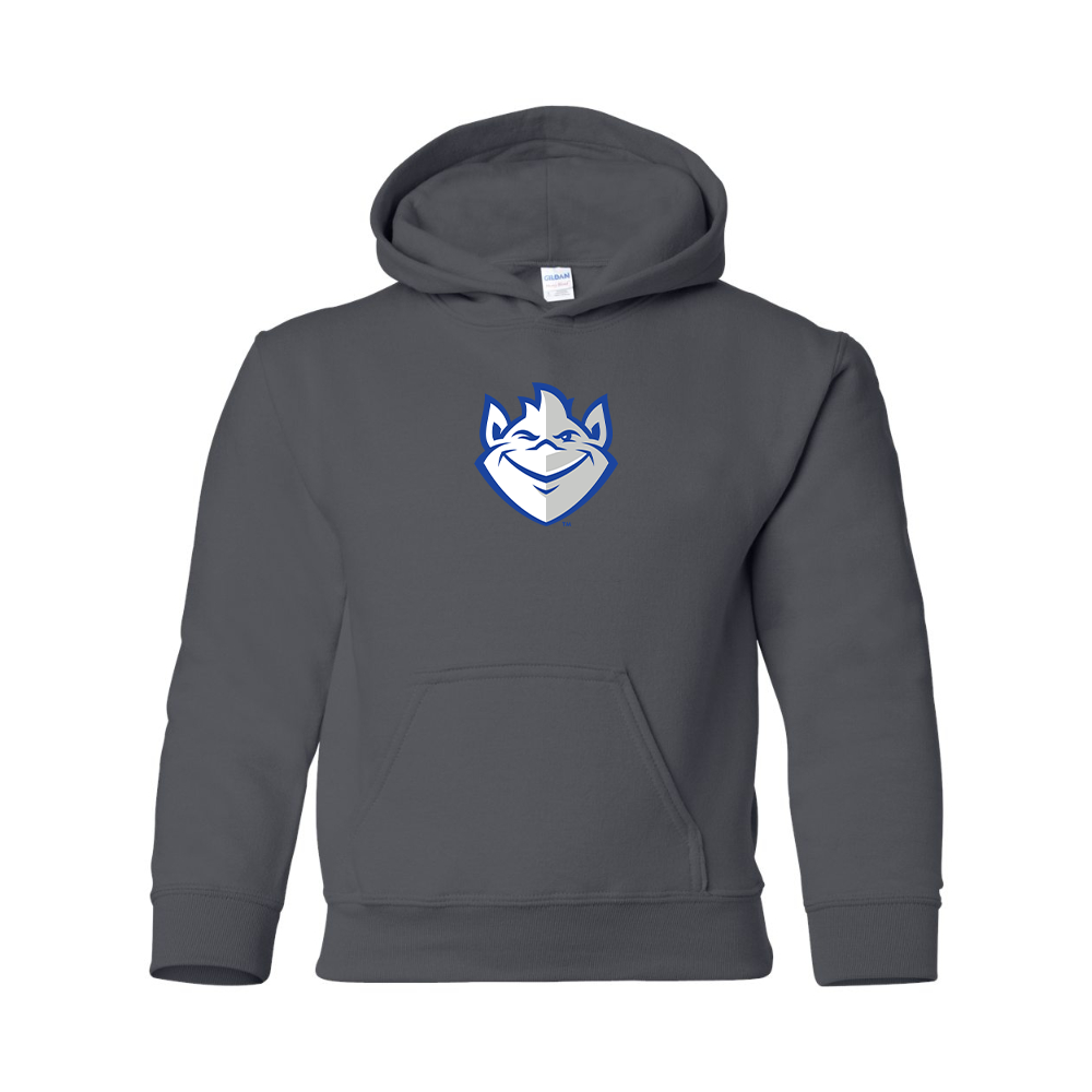 Youth Saint Louis Billikens Logo Gildan Heavy Blend  Hooded Sweatshirt