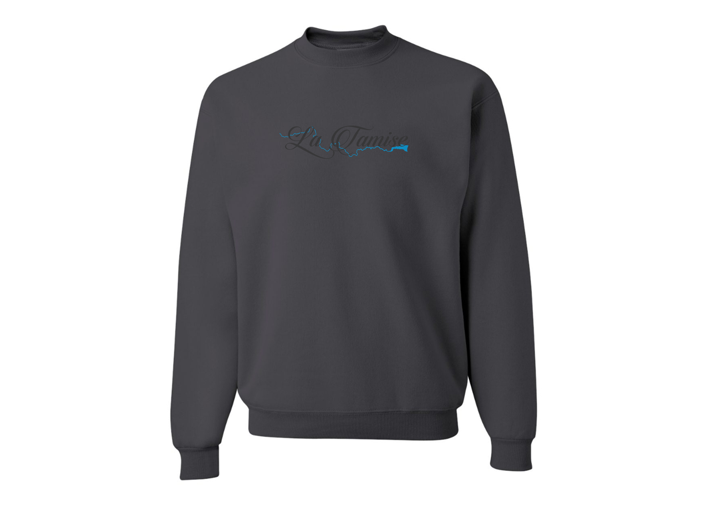 Men's La Tamise Logo  JERZEES NuBlend Crewneck Sweatshirt