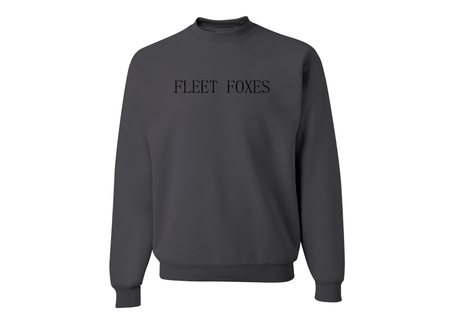 Men's Fleet Foxes Logo  JERZEES NuBlend Crewneck Sweatshirt