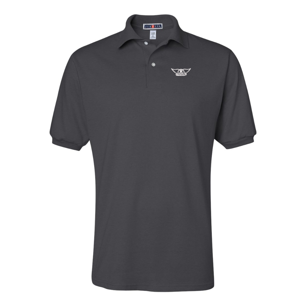 Men's Aerosmith Logo JERZEES  SpotShield polo