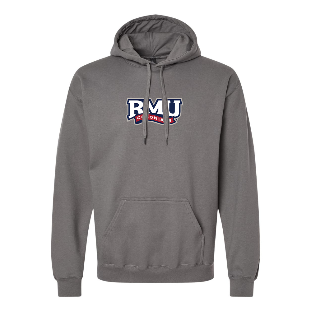 Men's Robert Morris Colonials Logo Softstyle Midweight Hooded Sweatshirt