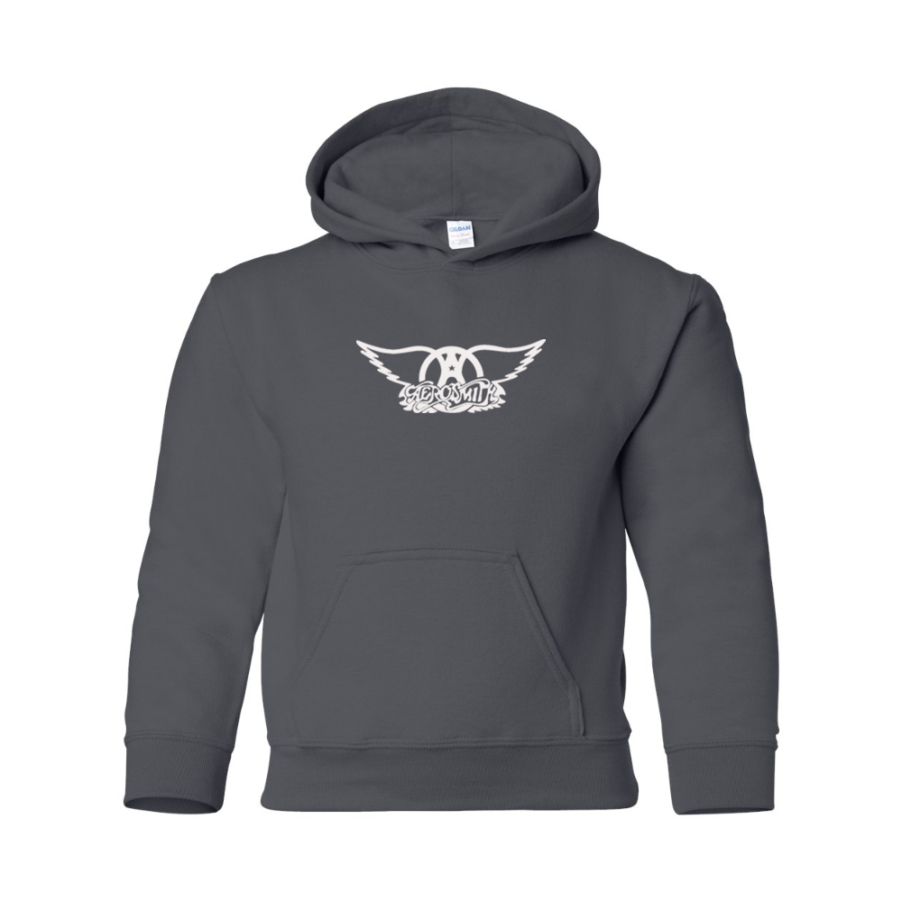 Youth Aerosmith Logo Gildan Heavy Blend  Hooded Sweatshirt