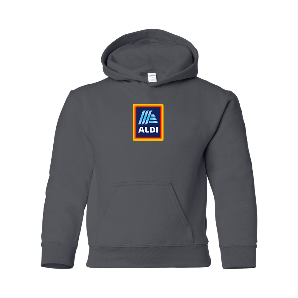 Youth Aldi Logo Gildan Heavy Blend  Hooded Sweatshirt