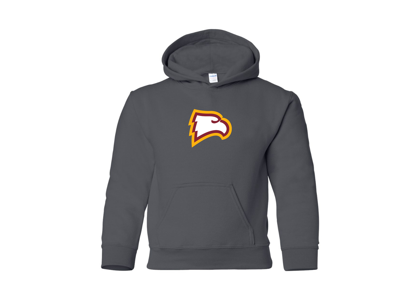Youth Winthrop Eagles Gildan Heavy Blend  Hooded Sweatshirt