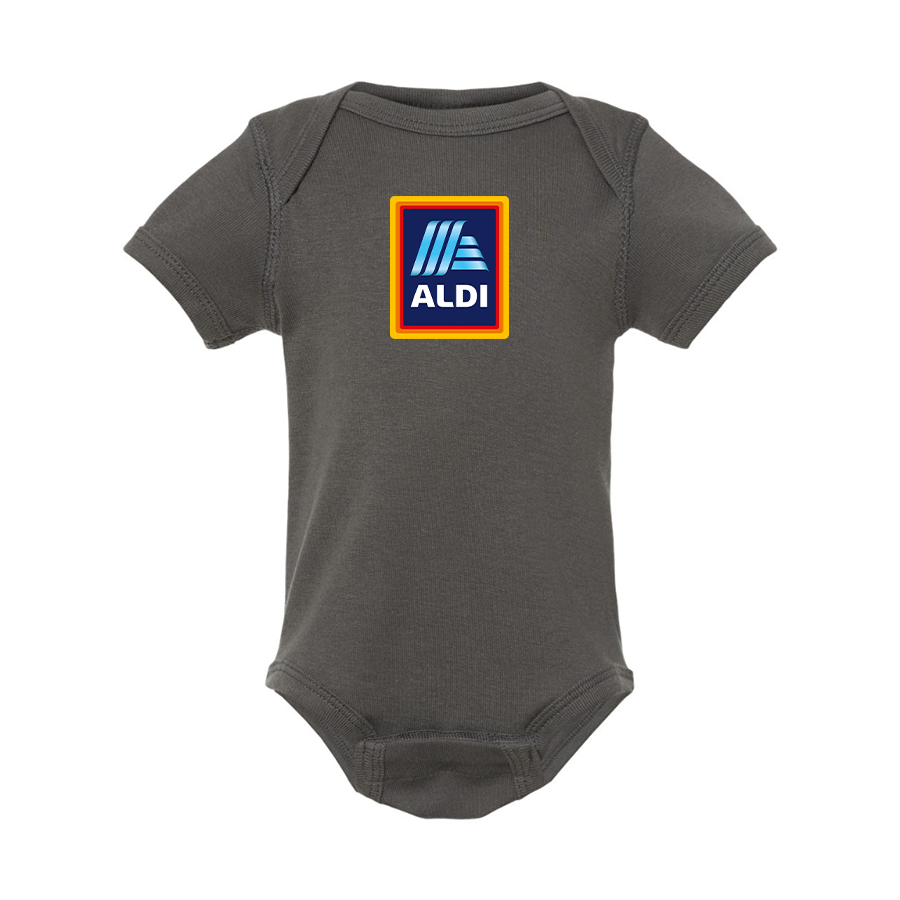 Aldi Logo Rabbit Skins Infant Baby Rib Bodysuit