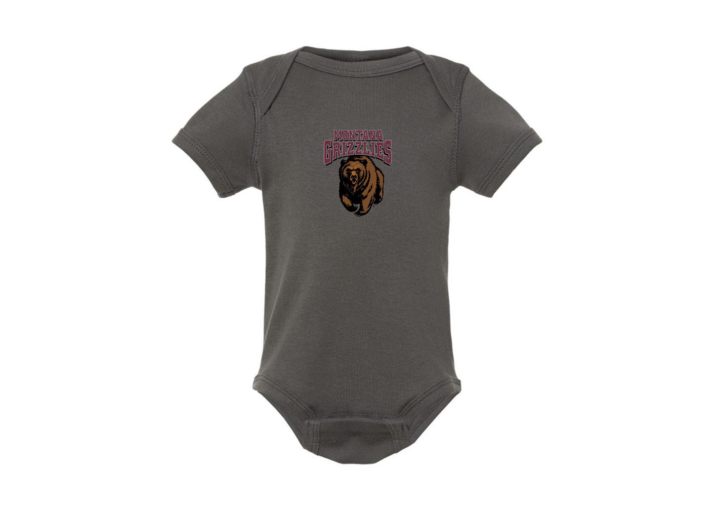 Montana Grizzliesl Rabbit Skins Infant Baby Rib Bodysuit