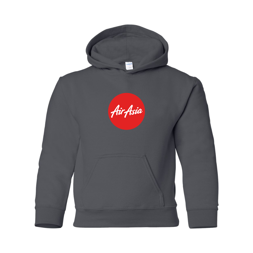 Youth Air Asia Logo Gildan Heavy Blend  Hooded Sweatshirt