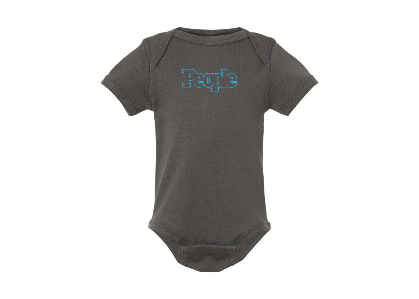 People Magazine Logo Rabbit Skins Infant Baby Rib Bodysuit