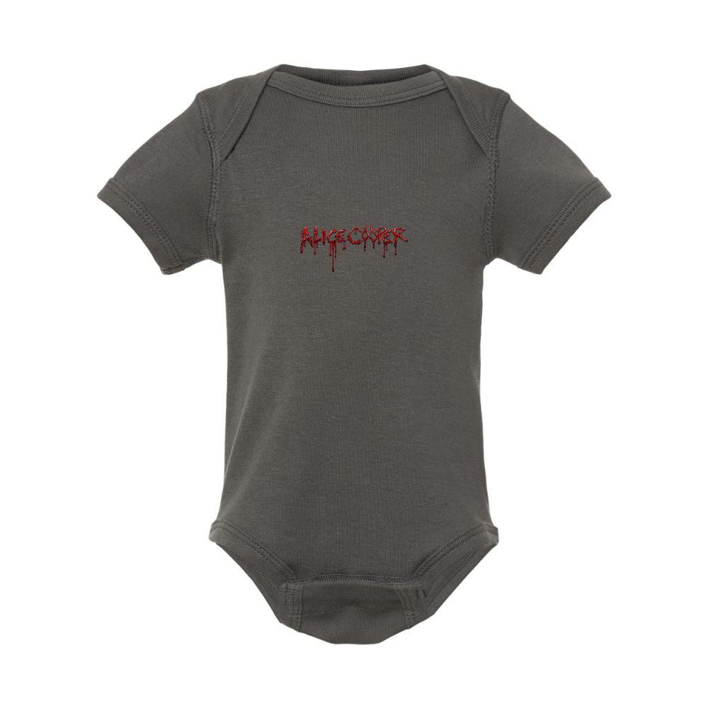Alice Cooper Logo  Rabbit Skins Infant Baby Rib Bodysuit