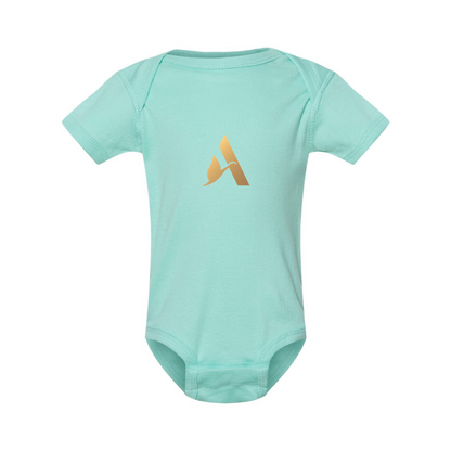 Accor Golden Logo Rabbit Skins Infant Baby Rib Bodysuit