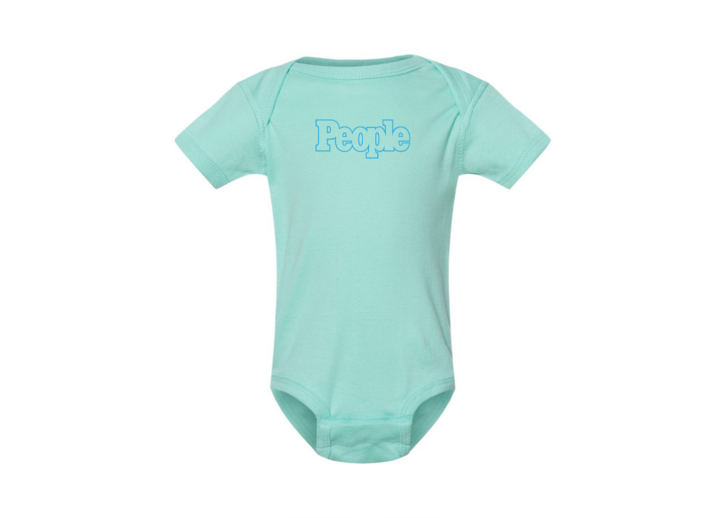 People Magazine Logo Rabbit Skins Infant Baby Rib Bodysuit