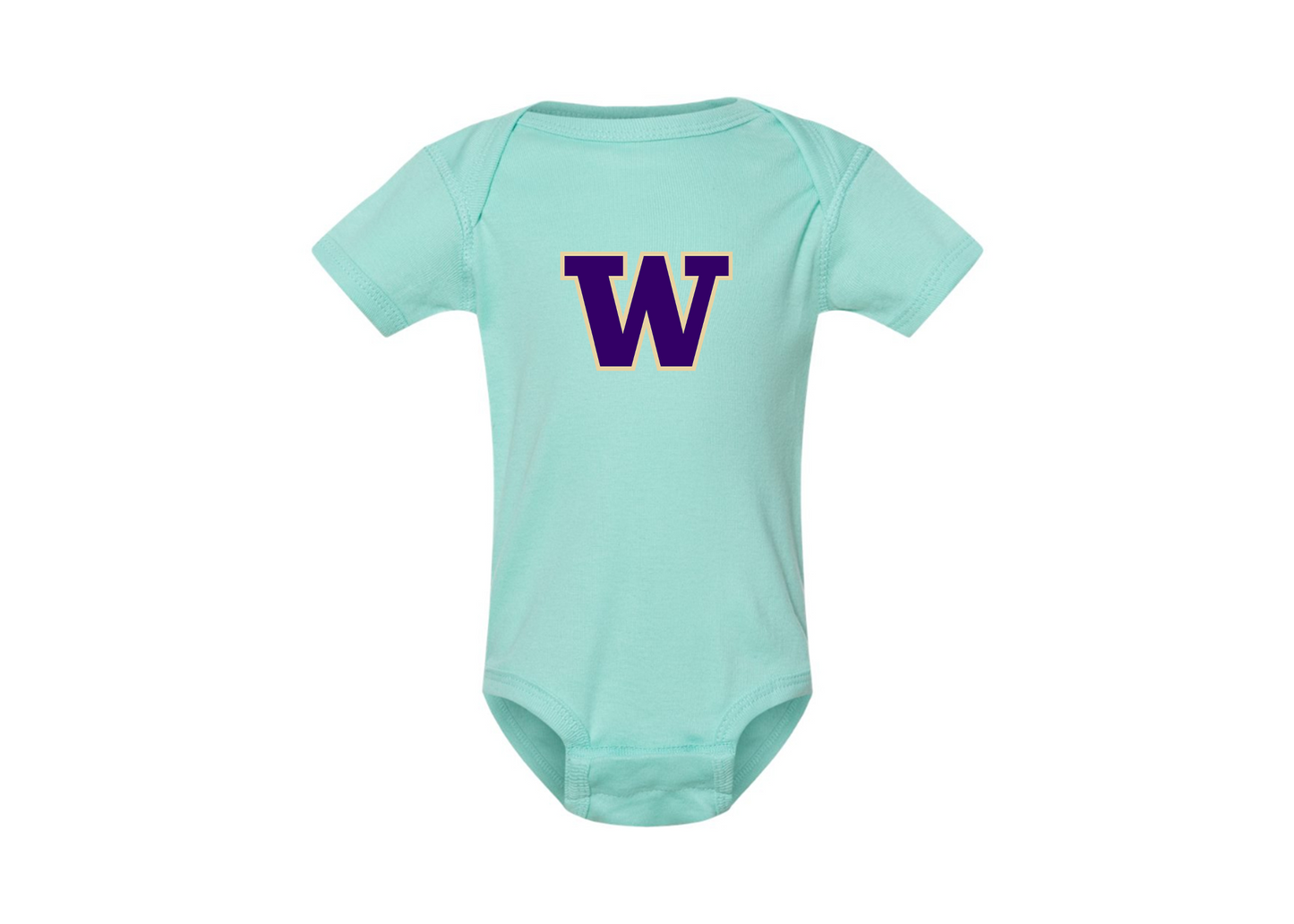 Washington Huskies Rabbit Skins Infant Baby Rib Bodysuit