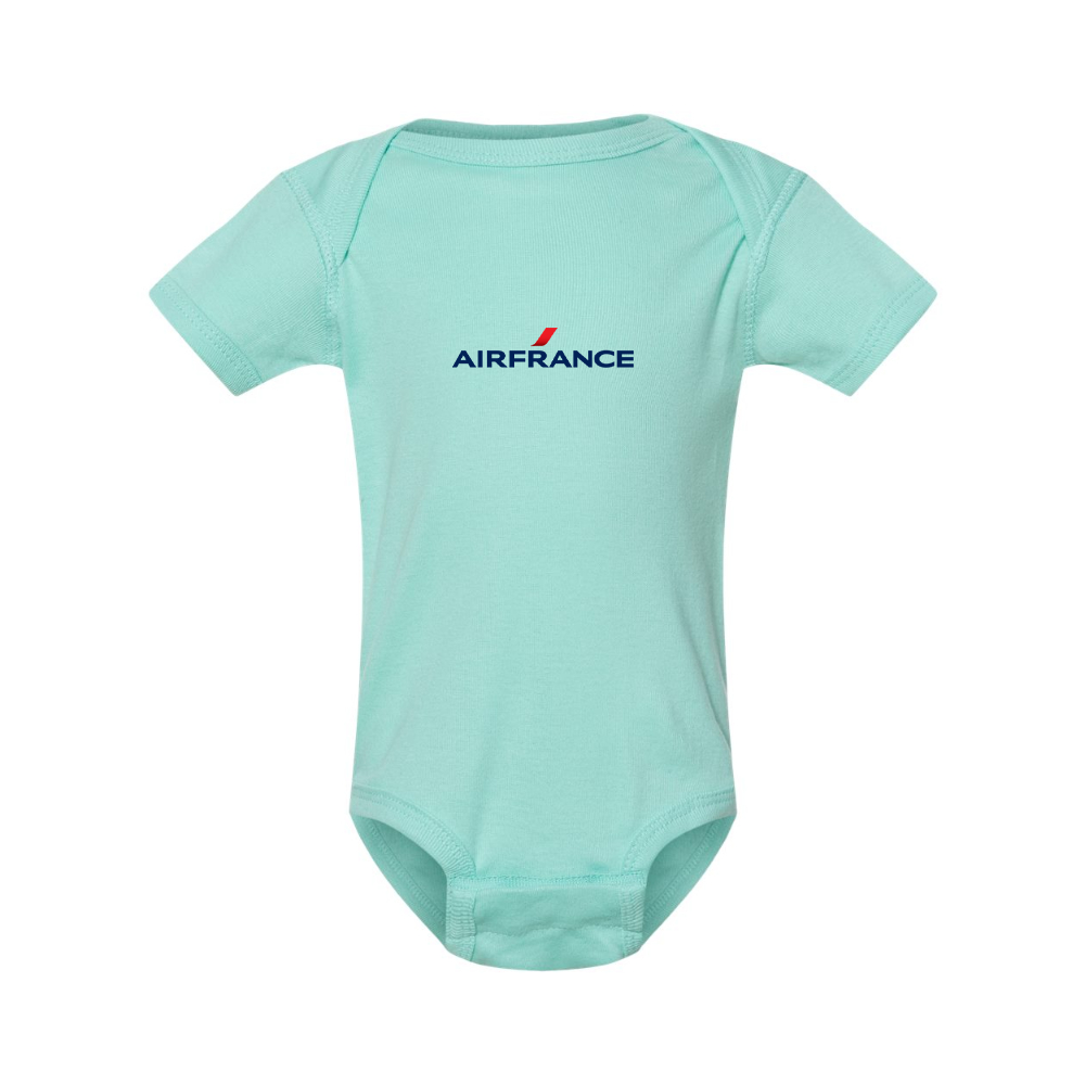 Air France Logo Rabbit Skins Infant Baby Rib Bodysuit