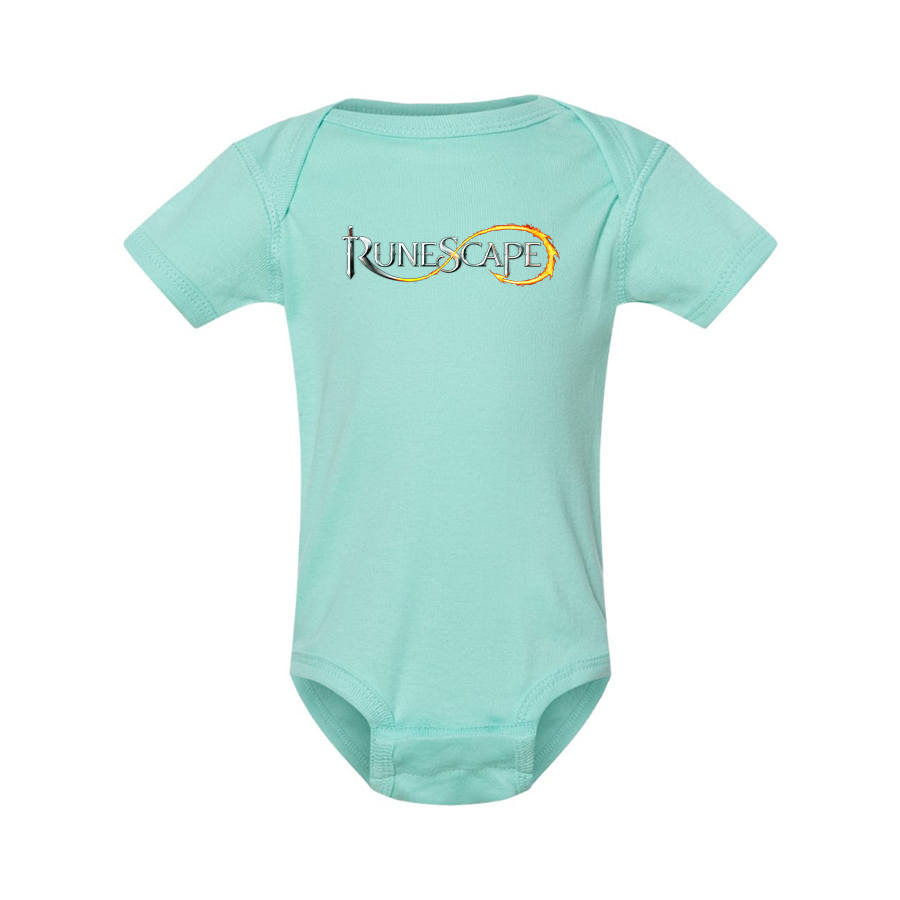 Runescape Logo Rabbit Skins Infant Baby Rib Bodysuit