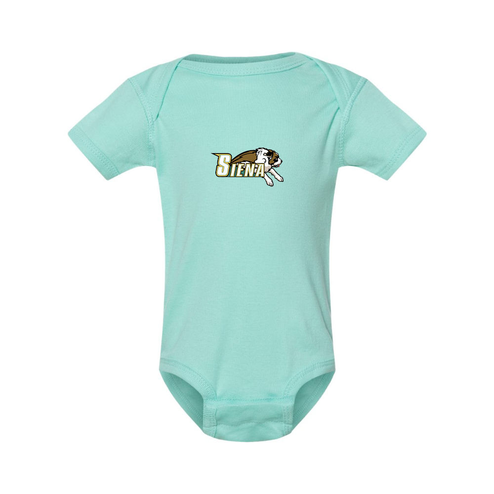Siena Saints Logo Rabbit Skins Infant Baby Rib Bodysuit