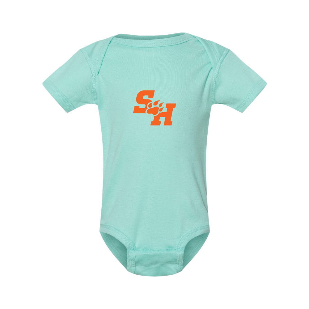 Sam Houston State Bearkats Logo Rabbit Skins Infant Baby Rib Bodysuit