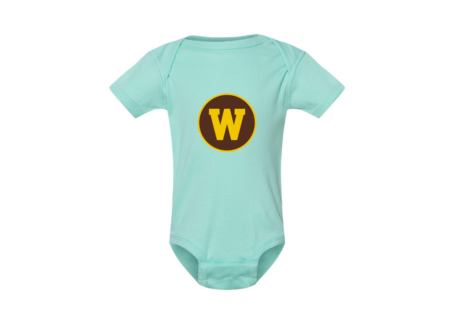 Western Michigan Broncos Rabbit Skins Infant Baby Rib Bodysuit