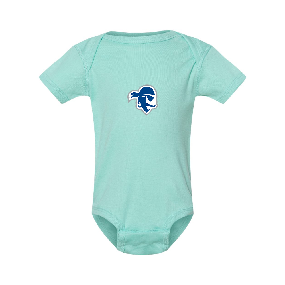 Seton Hall Pirates Logo  Rabbit Skins Infant Baby Rib Bodysuit