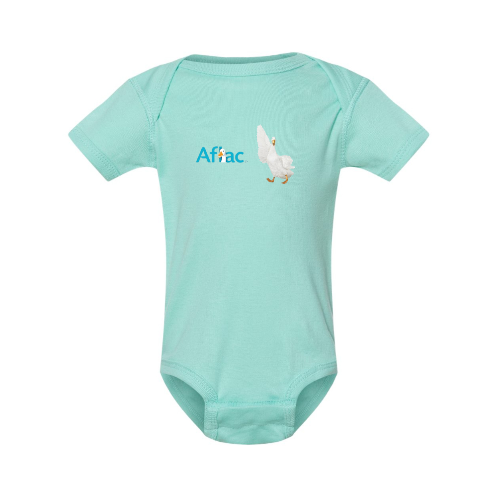 Aflac Logo and Duck  Rabbit Skins Infant Baby Rib Bodysuit