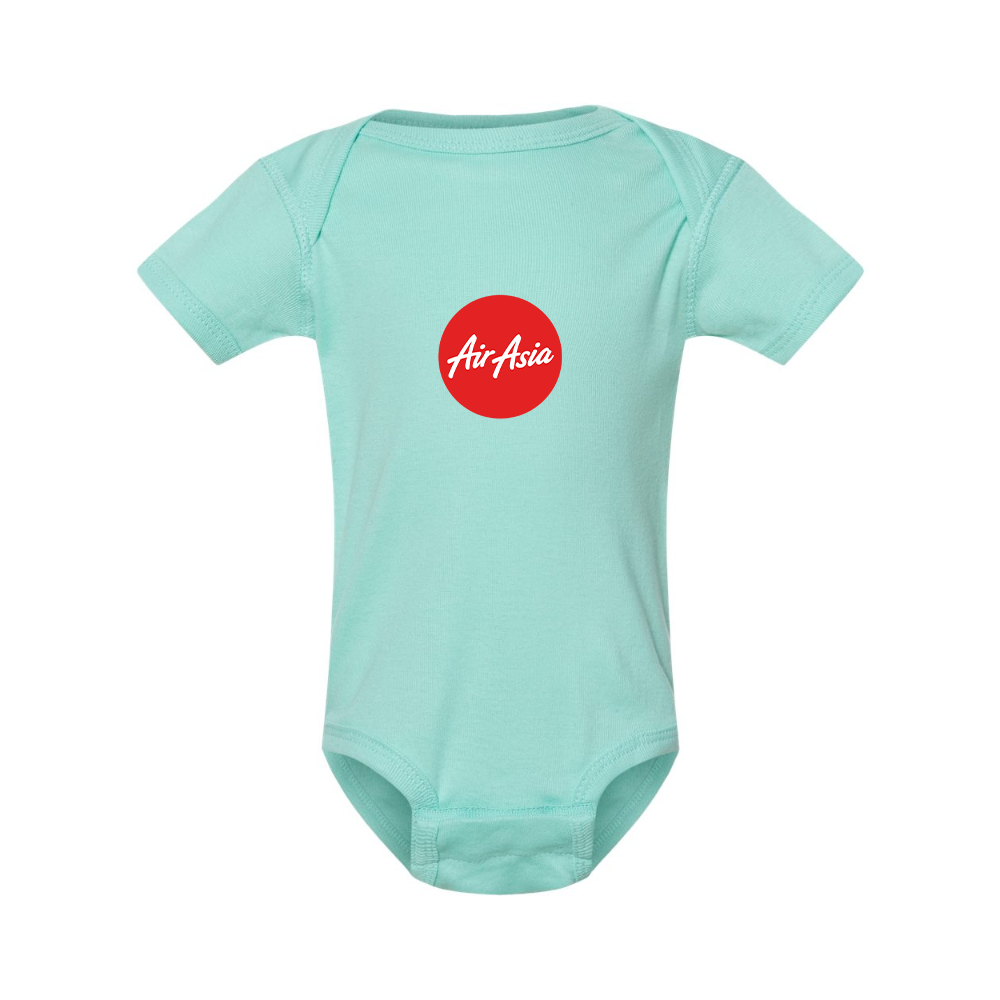 Air Asia Logo  Rabbit Skins Infant Baby Rib Bodysuit