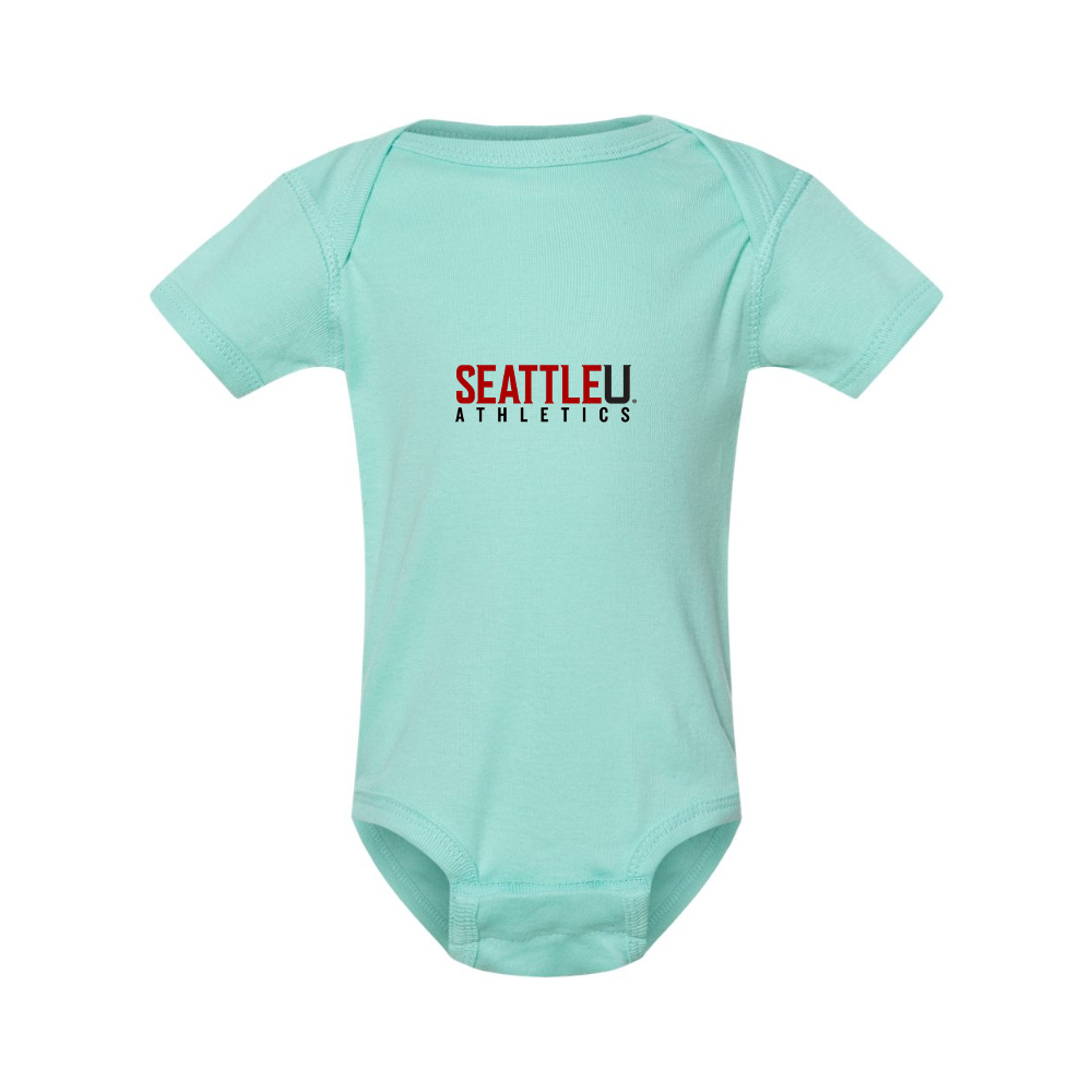 Seattle Redhawks Logo  Rabbit Skins Infant Baby Rib Bodysuit