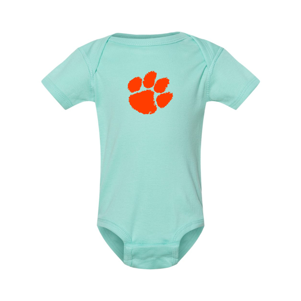 Clemson Tigers  Rabbit Skins Infant Baby Rib Bodysuit